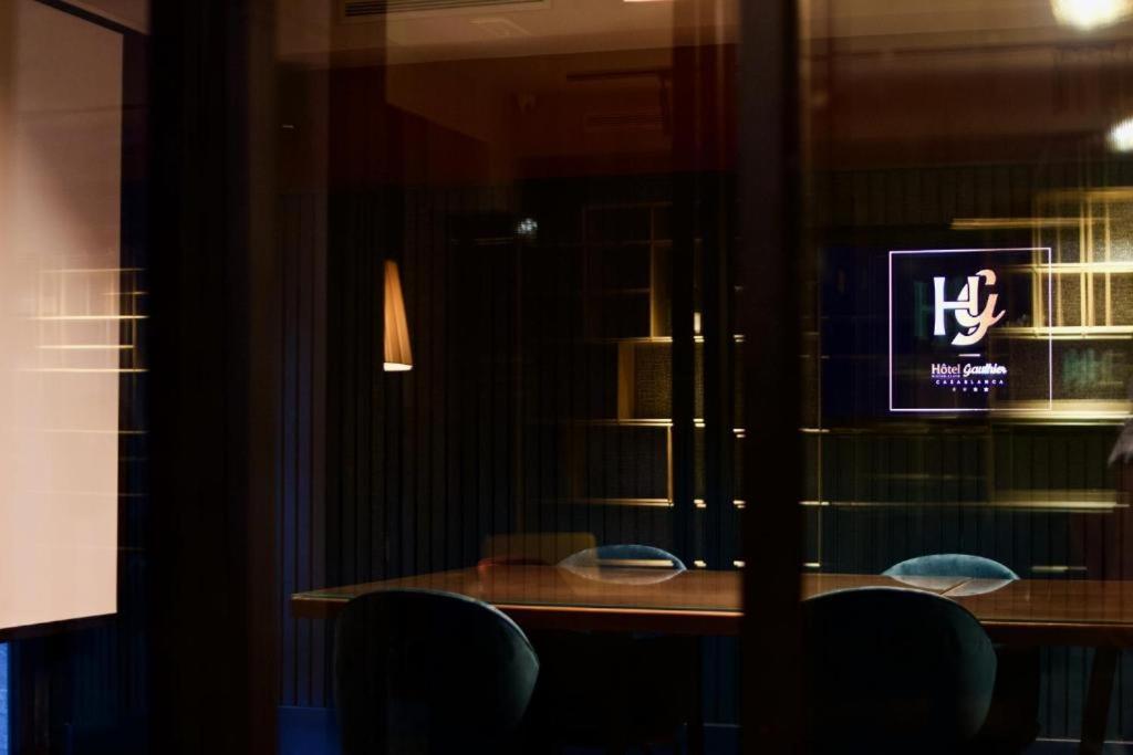 Boutique Hotel Gauthier Restaurant Terrasse 카사블랑카 외부 사진