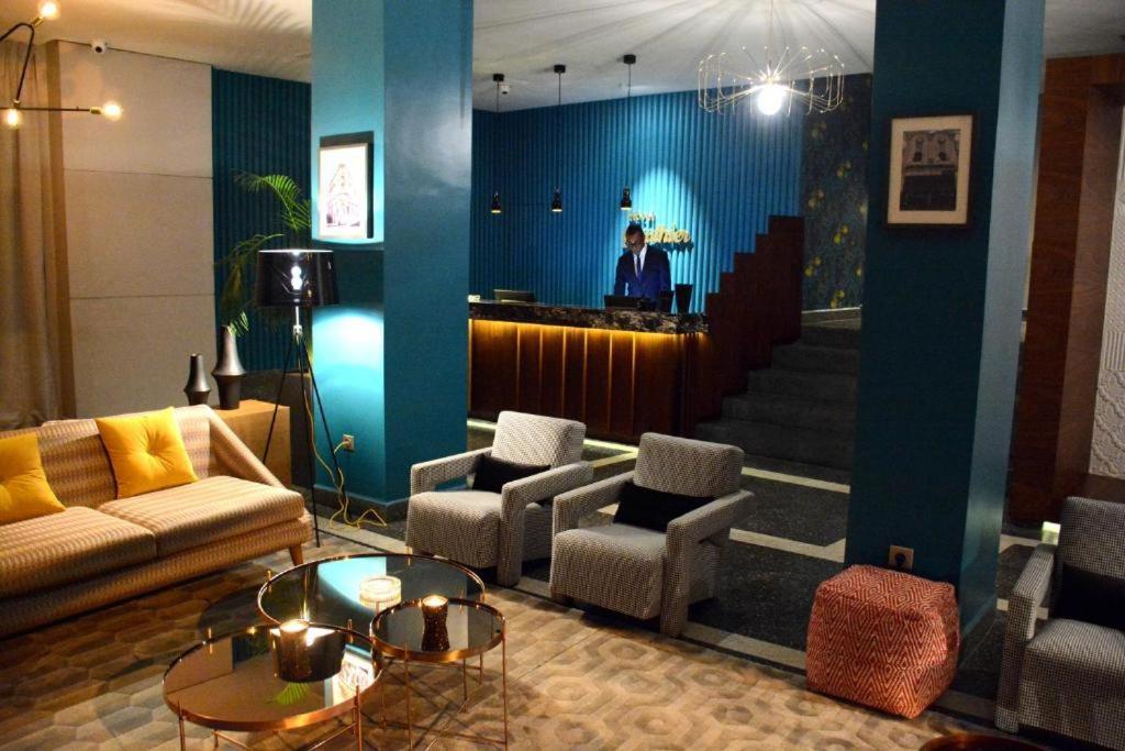 Boutique Hotel Gauthier Restaurant Terrasse 카사블랑카 외부 사진